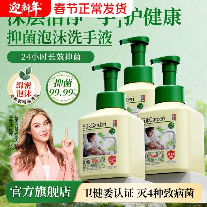 蔬果园 抑菌洗手液500ml💰9.9