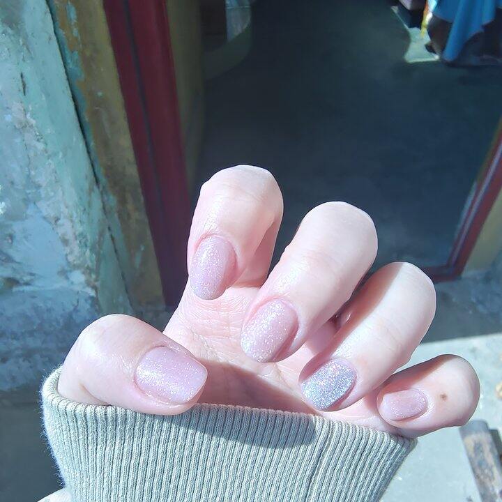 过年回家自己做的美甲