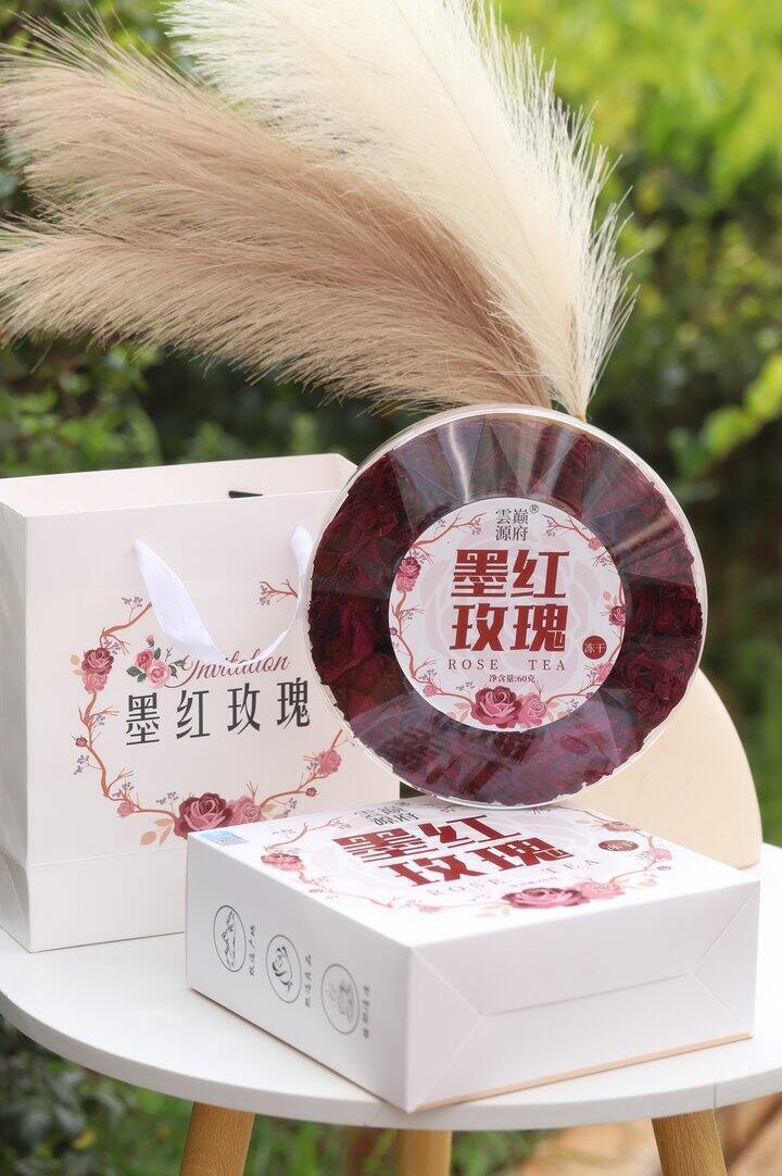 【墨红玫瑰】福利升级！46到手并送1瓶玫瑰酱+1块玫瑰精油皂