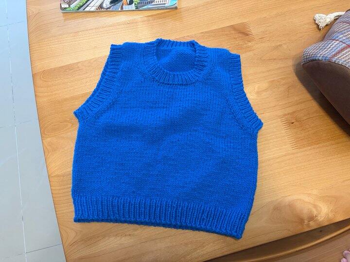 给小孩姐织的小马甲