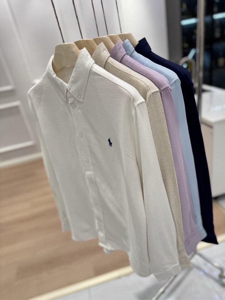 小马纯色亚麻衬衫老钱风！💰119