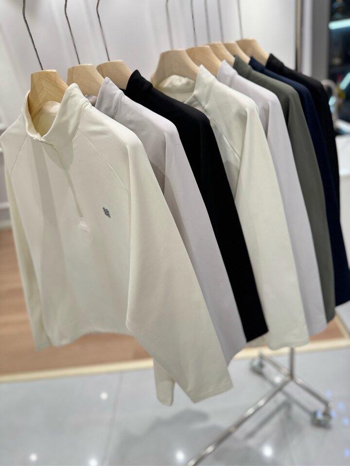 可隆男/女款半拉链休闲速干抗菌上衣！💰99