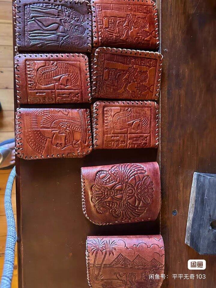 出几个埃及带回来的手工卡包
