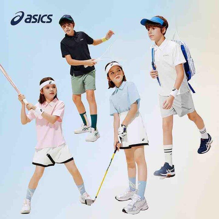 亚瑟士 吸湿速干 儿童POLO运动短袖