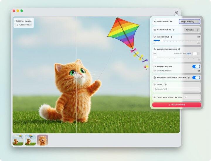 HiPixel  原生 macOS 图像 AI 超分辨率工具，可提升图片清晰度