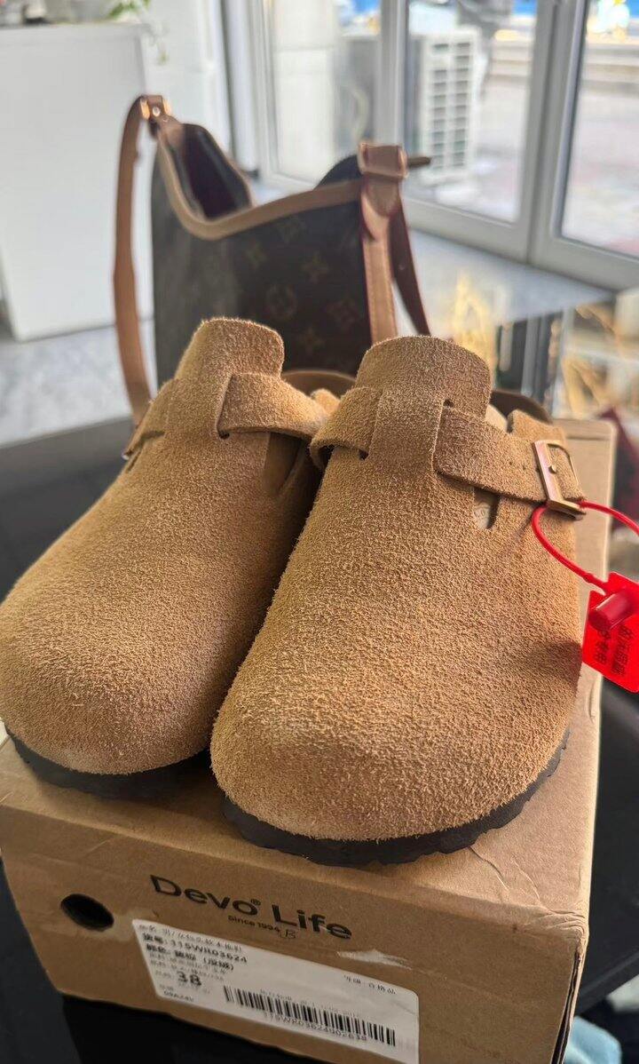 128💰Devo半包勃肯鞋