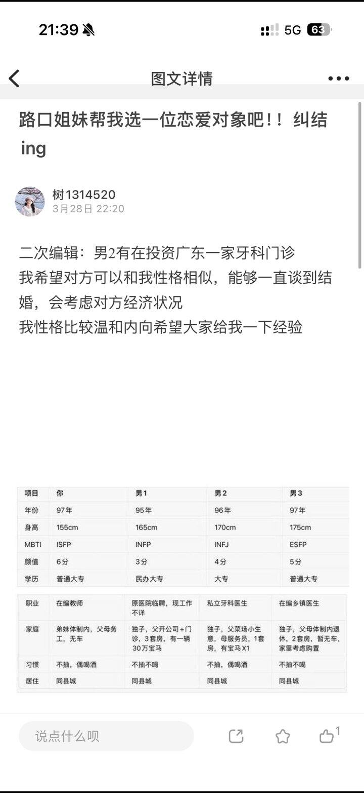 谢谢各位姐妹的认真分析和建议！