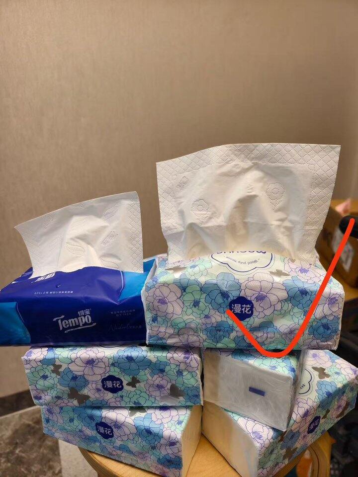 漫花山茶花抽纸