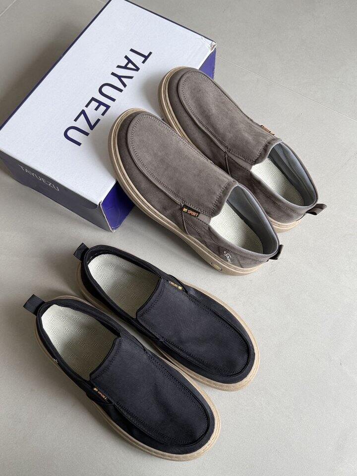 氢氧软底一脚蹬男士布鞋！💰49.9