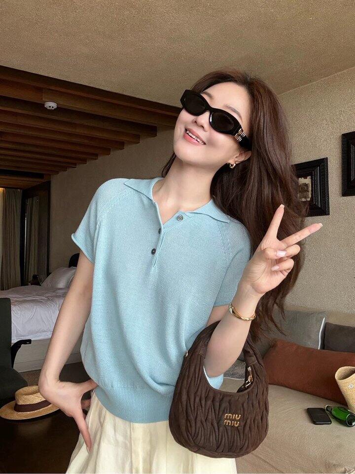 高智松弛翻领针织衫！💰79