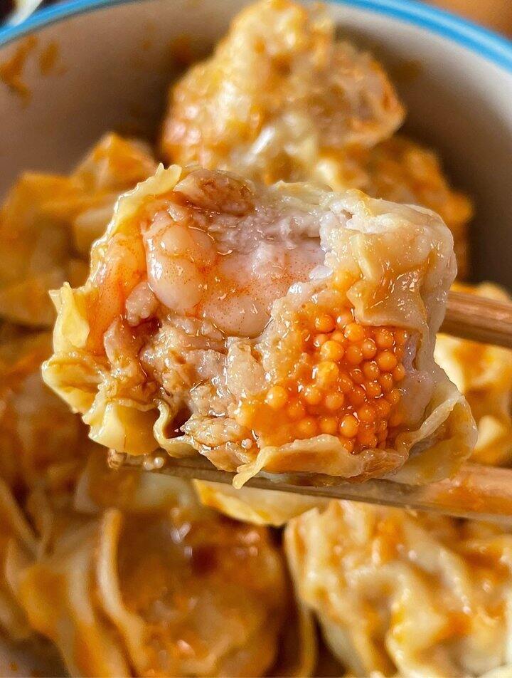 鲜虾蟹籽云吞！💰13