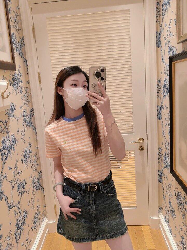 小马圆领条纹短袖！💰99