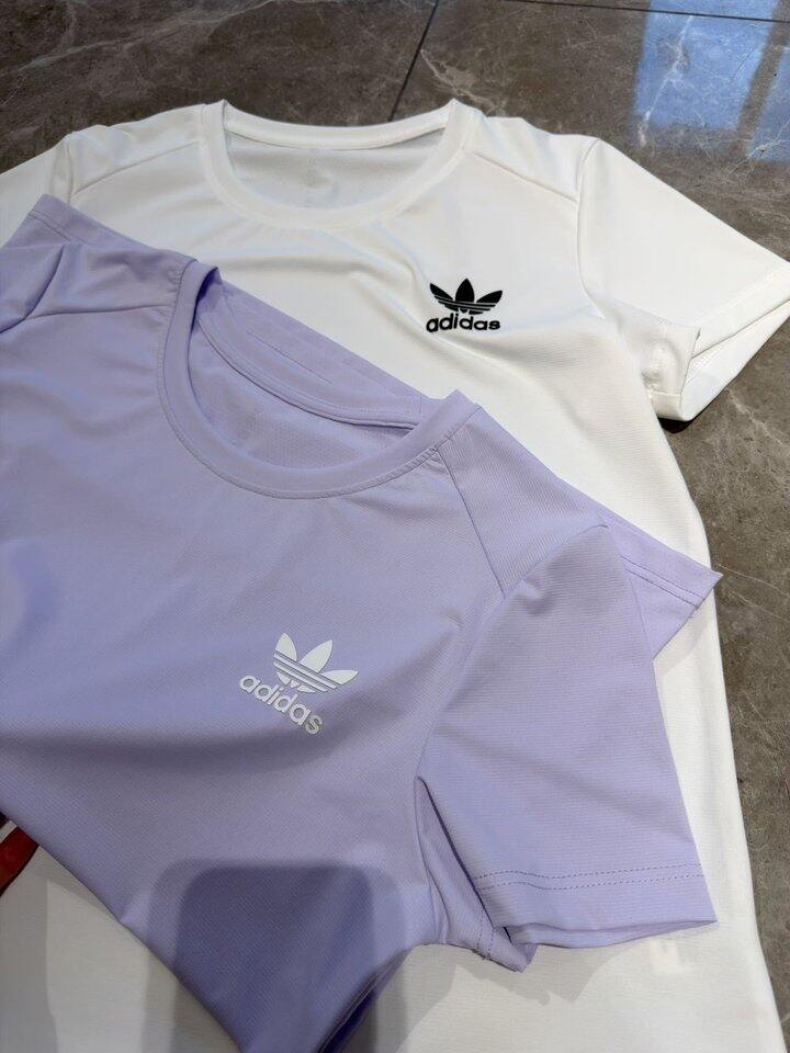 阿迪女款速干运动短袖49.9