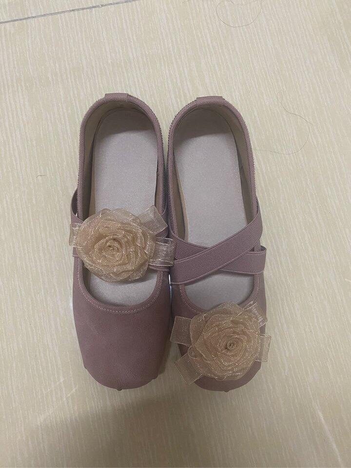 粉色单鞋绝美芭蕾玛丽珍鞋增高小皮鞋