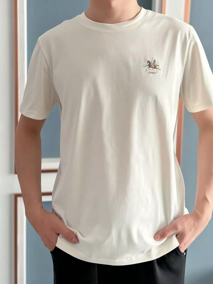 海澜之家敦煌刺绣短T💰44元