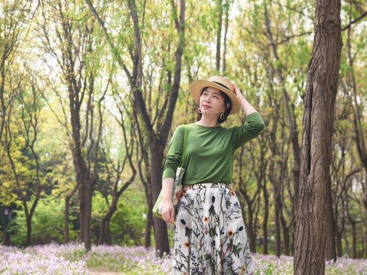 Daily Look 穿上花裙子，到花丛中去转个圈