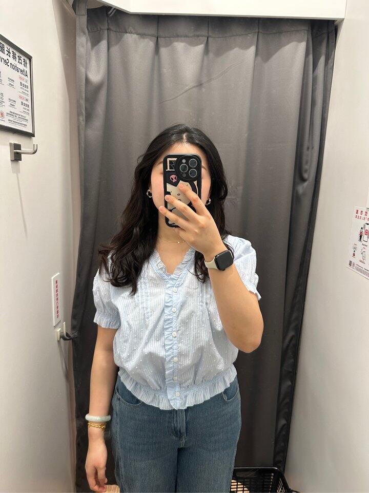 逛街试到的满意衣服