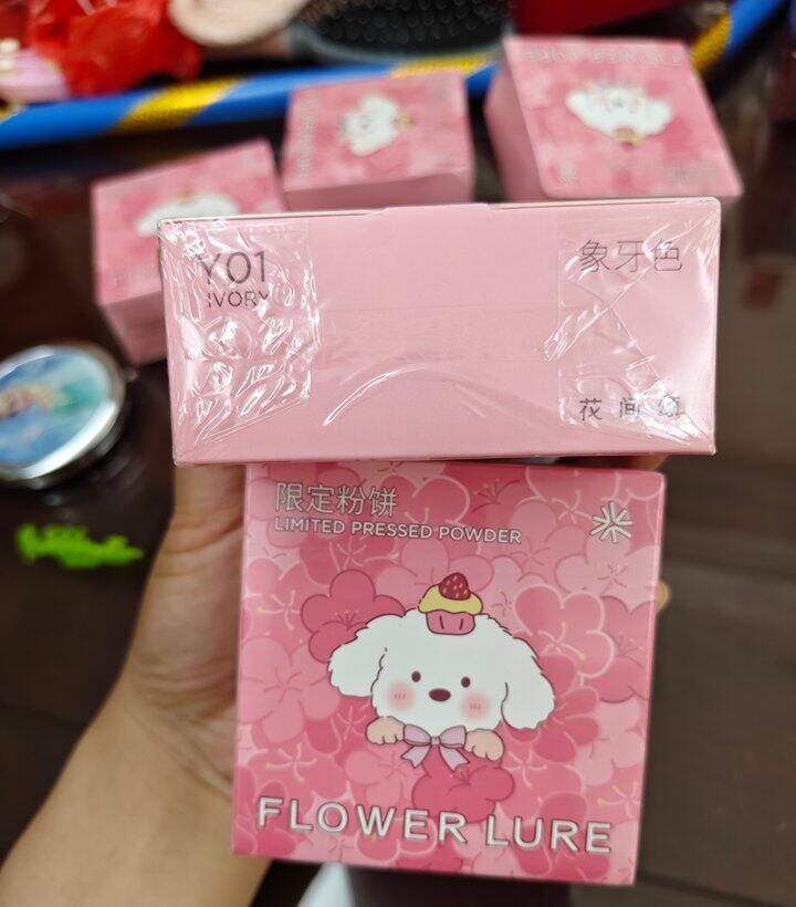 花间颂粉饼两个39包邮，象牙色
