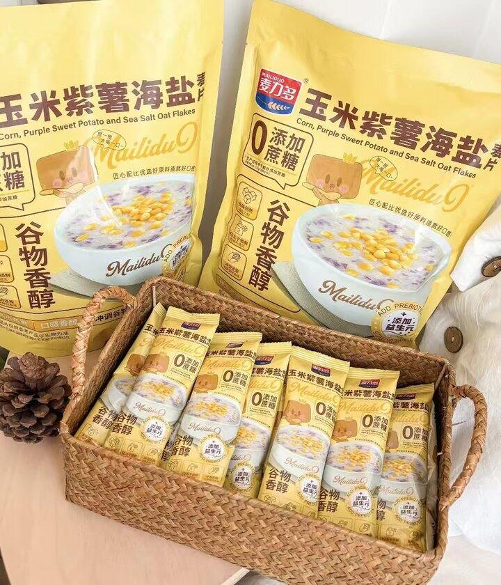 麦力多玉米紫薯燕麦片💥9.9
