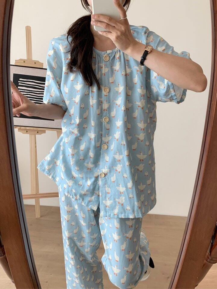 新疆纯棉双层纱家居服天花板！💰59