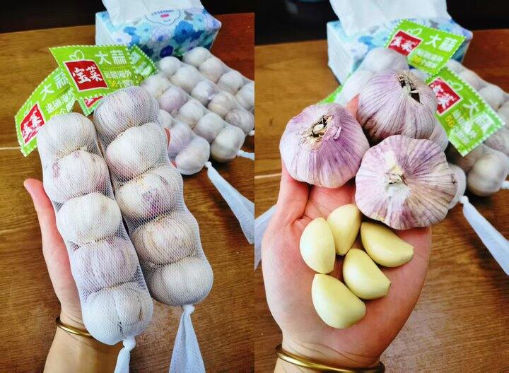 佳农宝菜 大蒜紫皮蒜头✖️30头💥16.9
