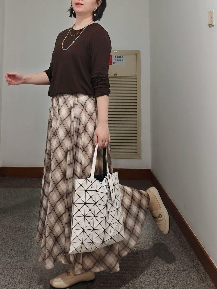 Daily Look 春夏格子裙