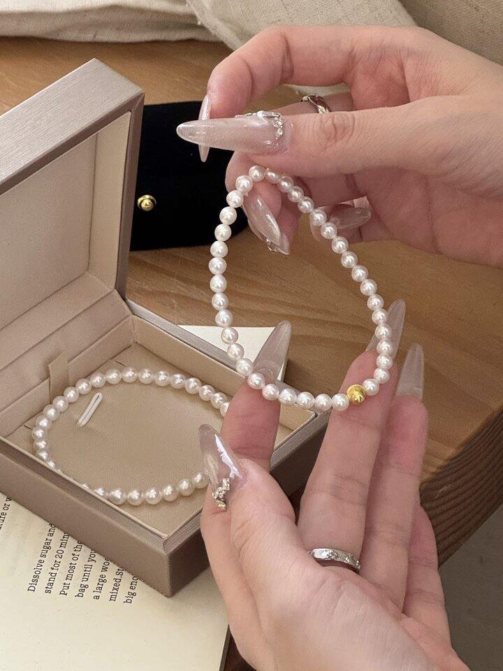 天然淡水珍珠手链 限时一天秒杀68 送礼盒