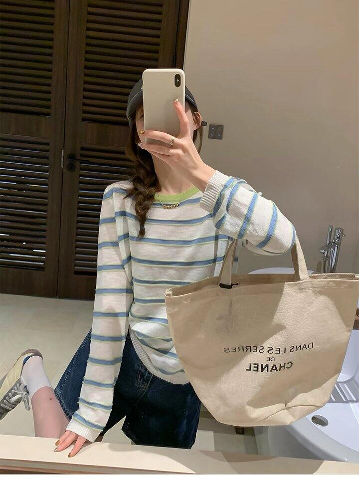 天丝麻感撞色条纹3款合集！💰69