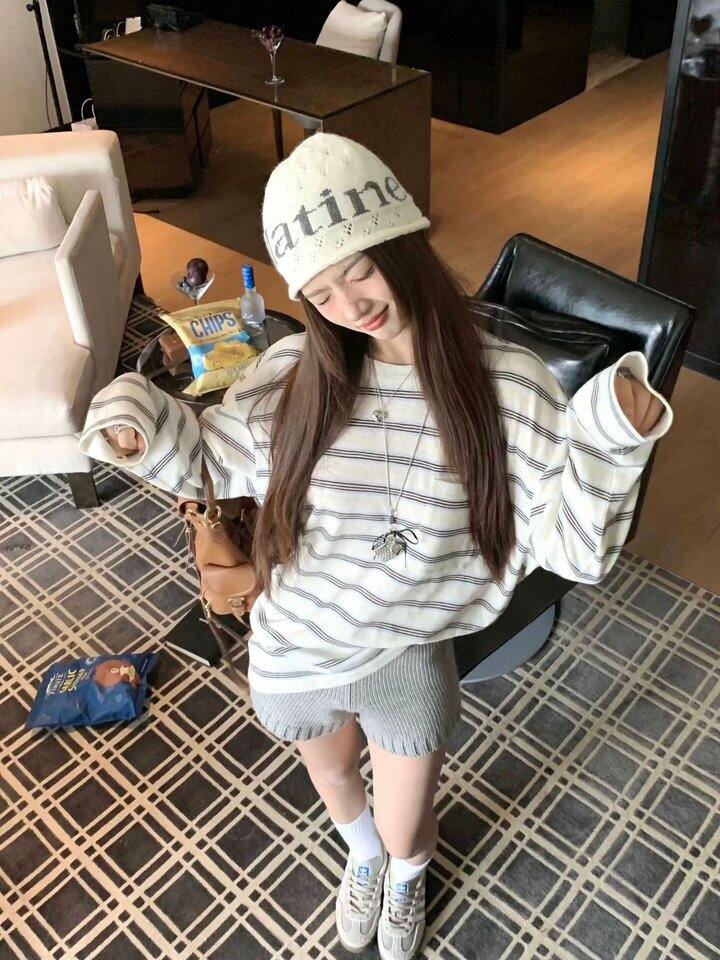 egg条纹防晒上衣！💰49.9