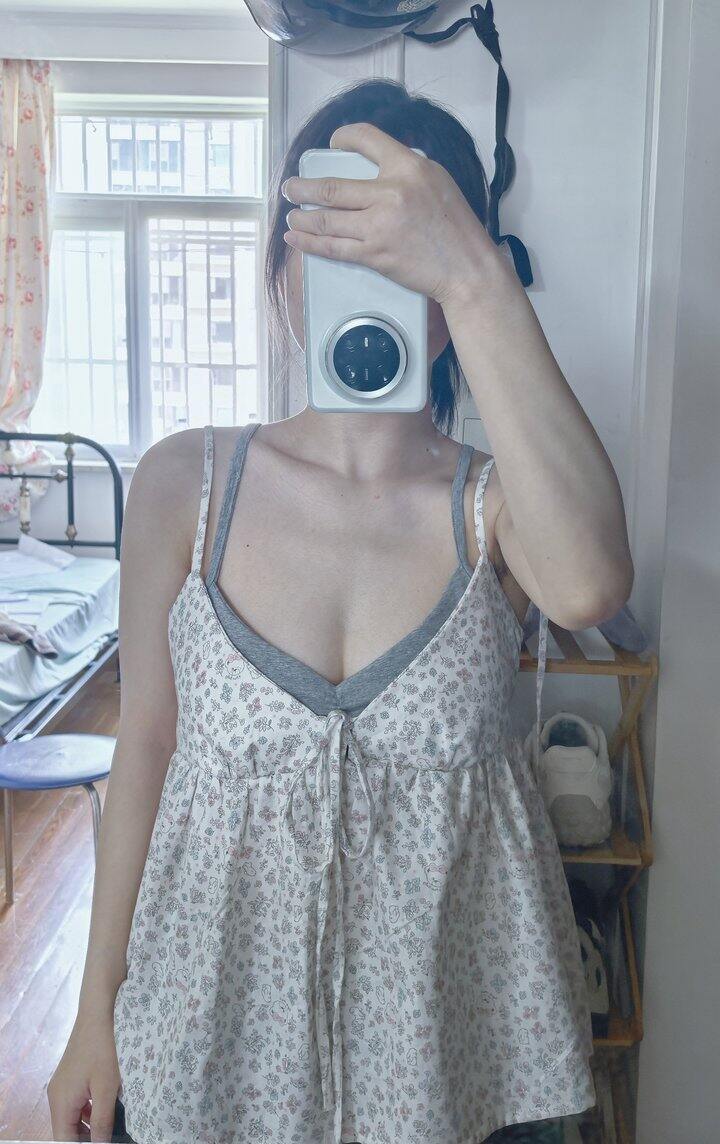 周末干了件吊带小衫，五一出门有衣服穿啦
