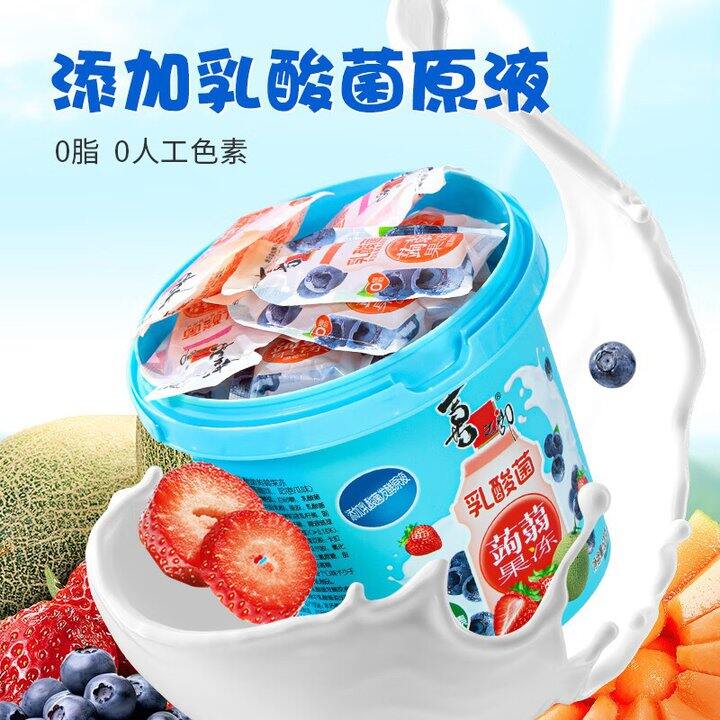 💰9.9/桶 喜之郎 蒟蒻果冻桶