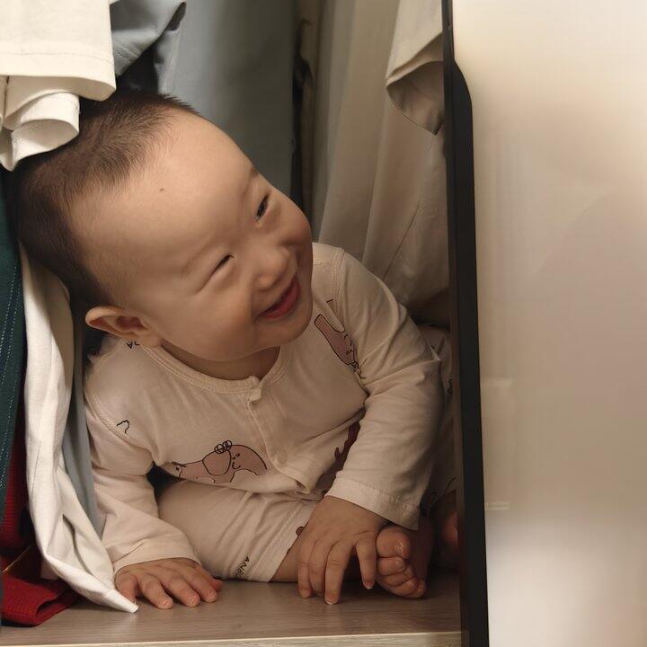 我儿子真的是 😆