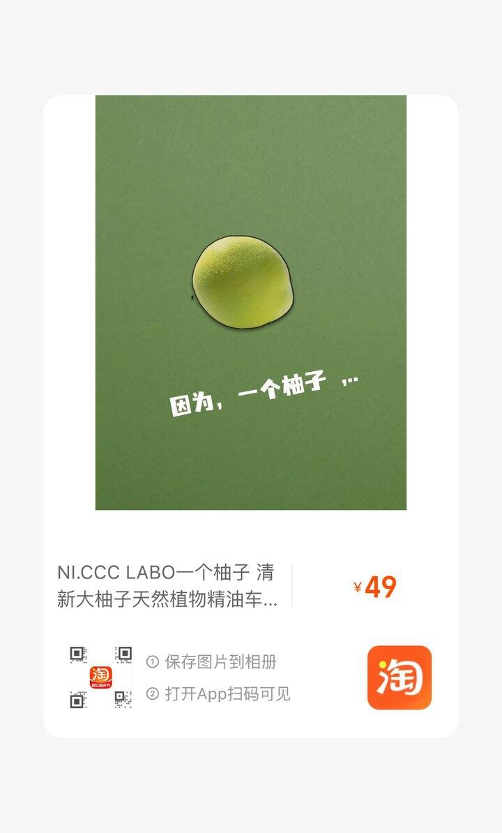 柚子车载香薰