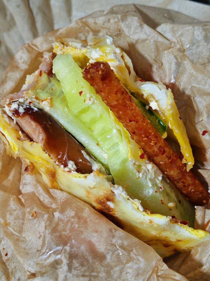 馄饨皮做手抓饼真不错