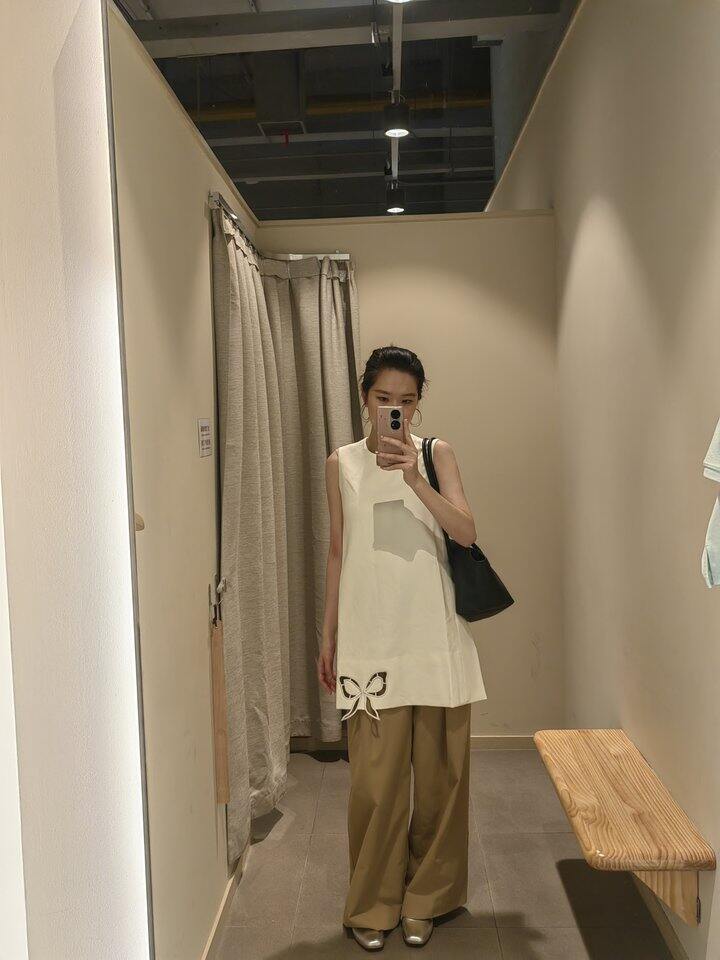 蝴蝶小白裙晒单