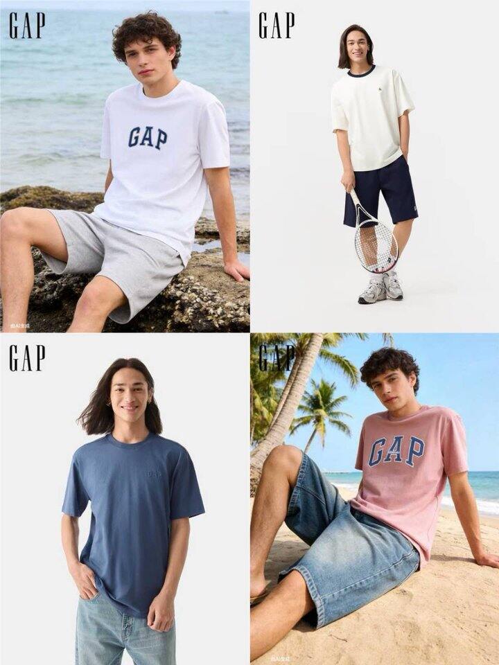 GAP夏装短袖，67起✅