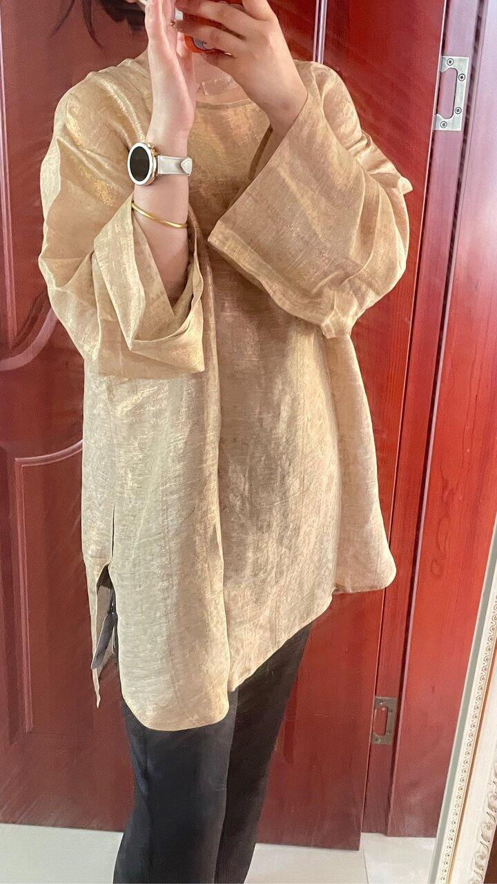丝麻罩衫留否？