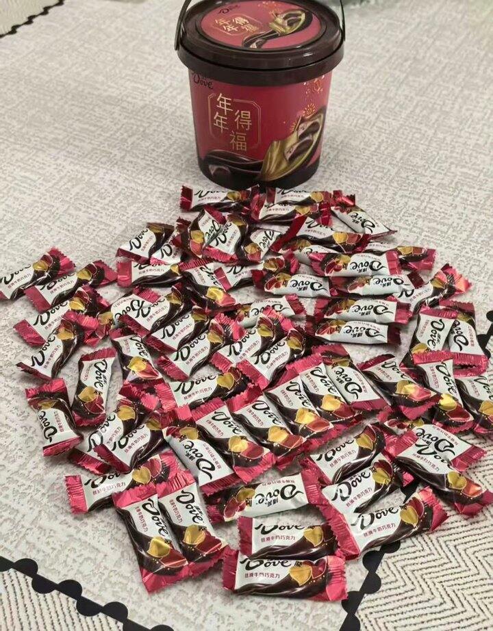 德芙丝滑牛奶巧克力桶装270g🍫