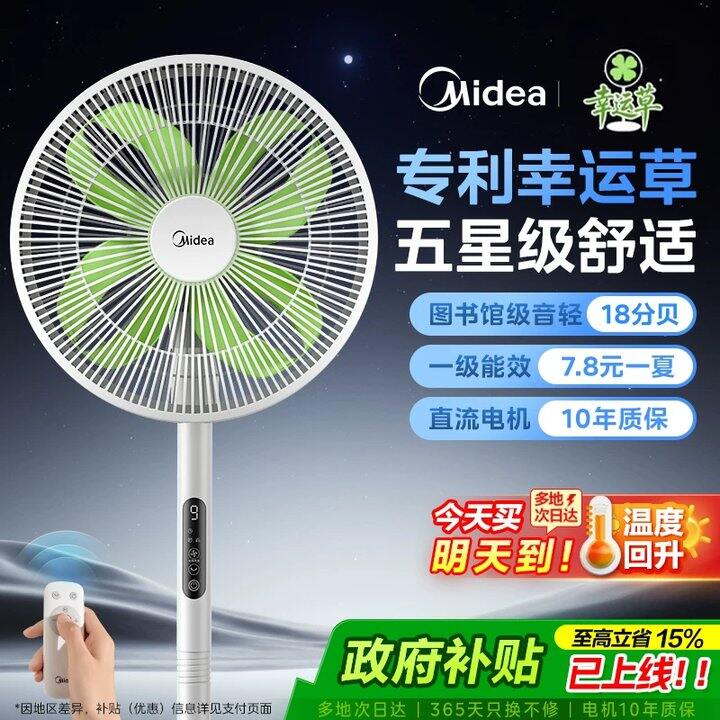 速‼️美的幸运草电风扇🚗148