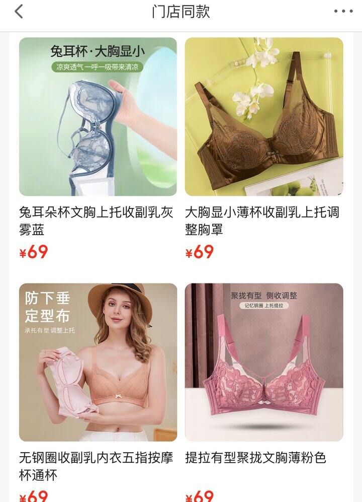 商场奥维丝丽内衣，16/件💰