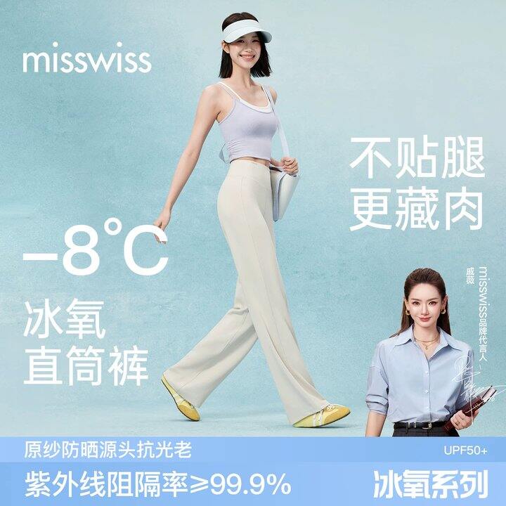 太划算了❗️❗️67💰🉐～
MissWiss高腰直筒裤【戚薇同款】