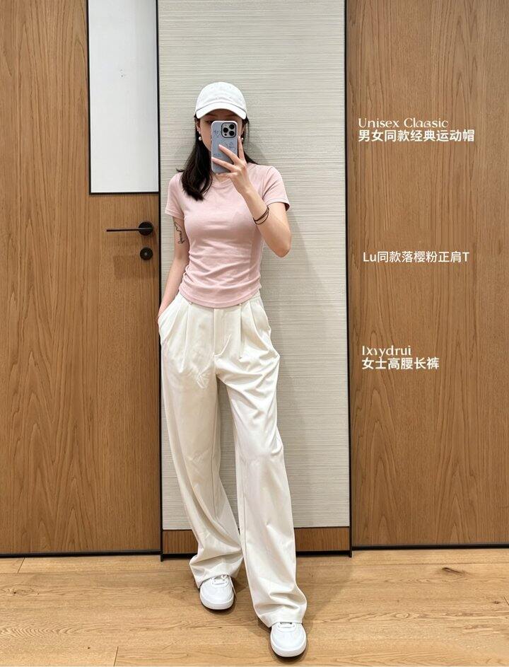 LuLu同款正肩短袖T！💰49.9