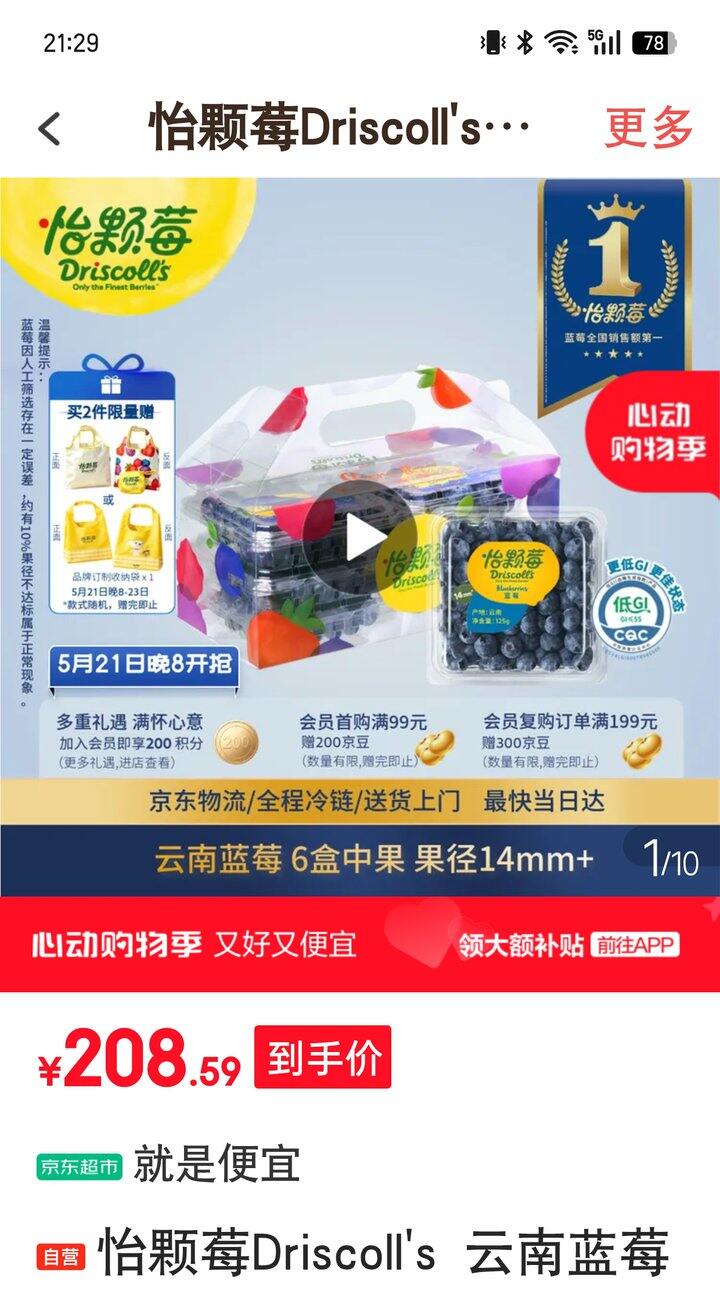【奶茶东】云南蓝莓