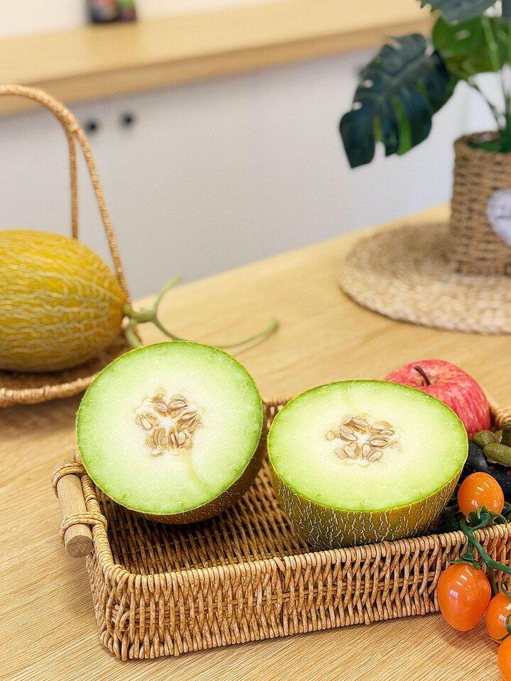 【奶香蜜瓜🍈】19.8元/个，软糯的瓜香