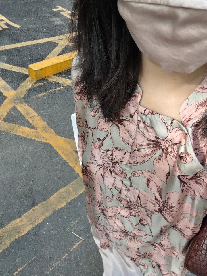 斜纹真丝中式衫