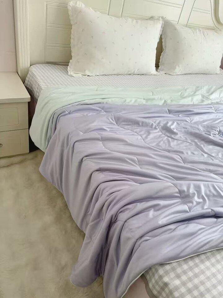 来买蚕丝被