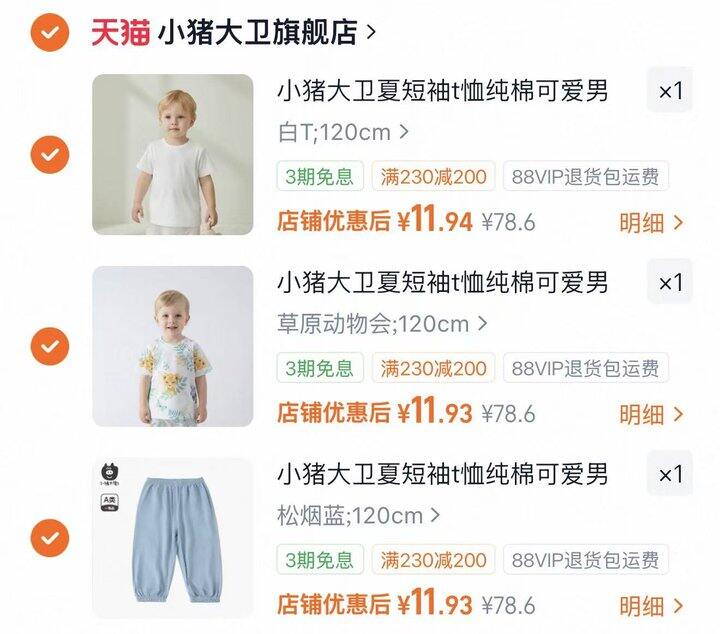 小猪大卫 12/件