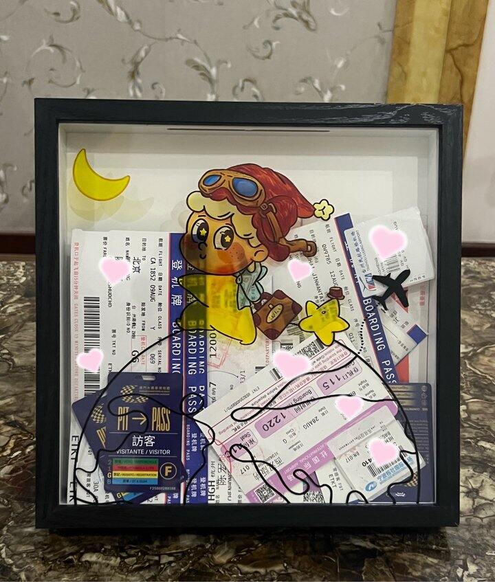 票据收纳画