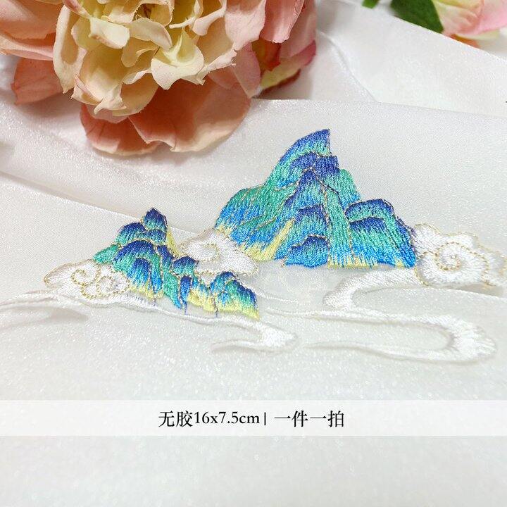 刺绣布贴