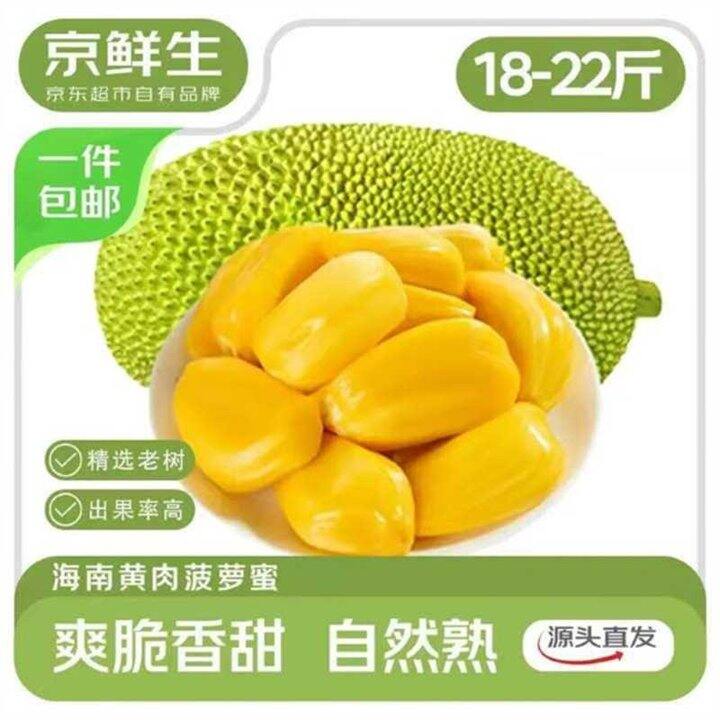 低至1.8/斤‼️京鲜生 海南菠萝蜜 18-22斤/个，品质保证
